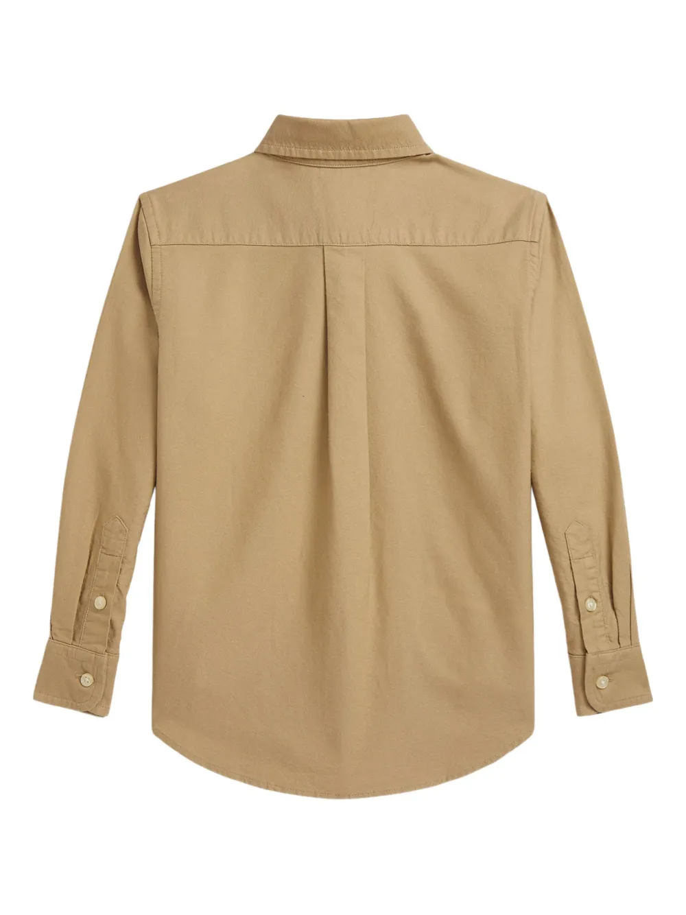 POLO RALPH LAUREN KIDS oxford cotton shirt Beige
