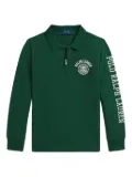 POLO RALPH LAUREN KIDS zip-up polo shirt - Green