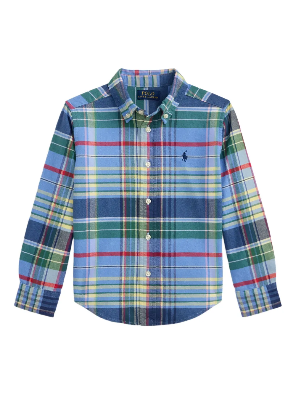 POLO RALPH LAUREN KIDS Geruit shirt Blauw