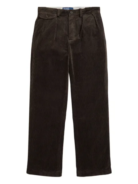 POLO RALPH LAUREN KIDS corduroy pleated trousers