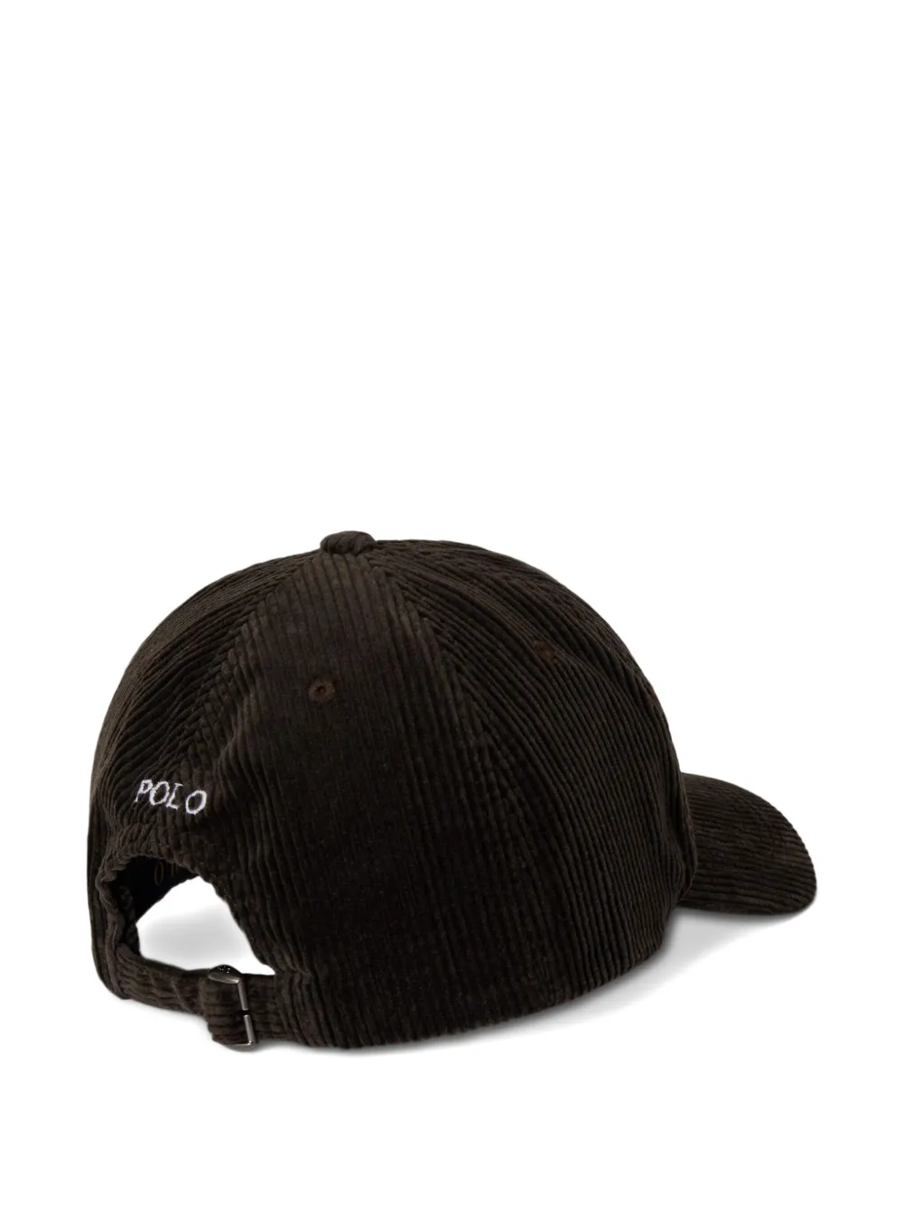 POLO RALPH LAUREN KIDS Ribfluwelen honkbalpet - Bruin