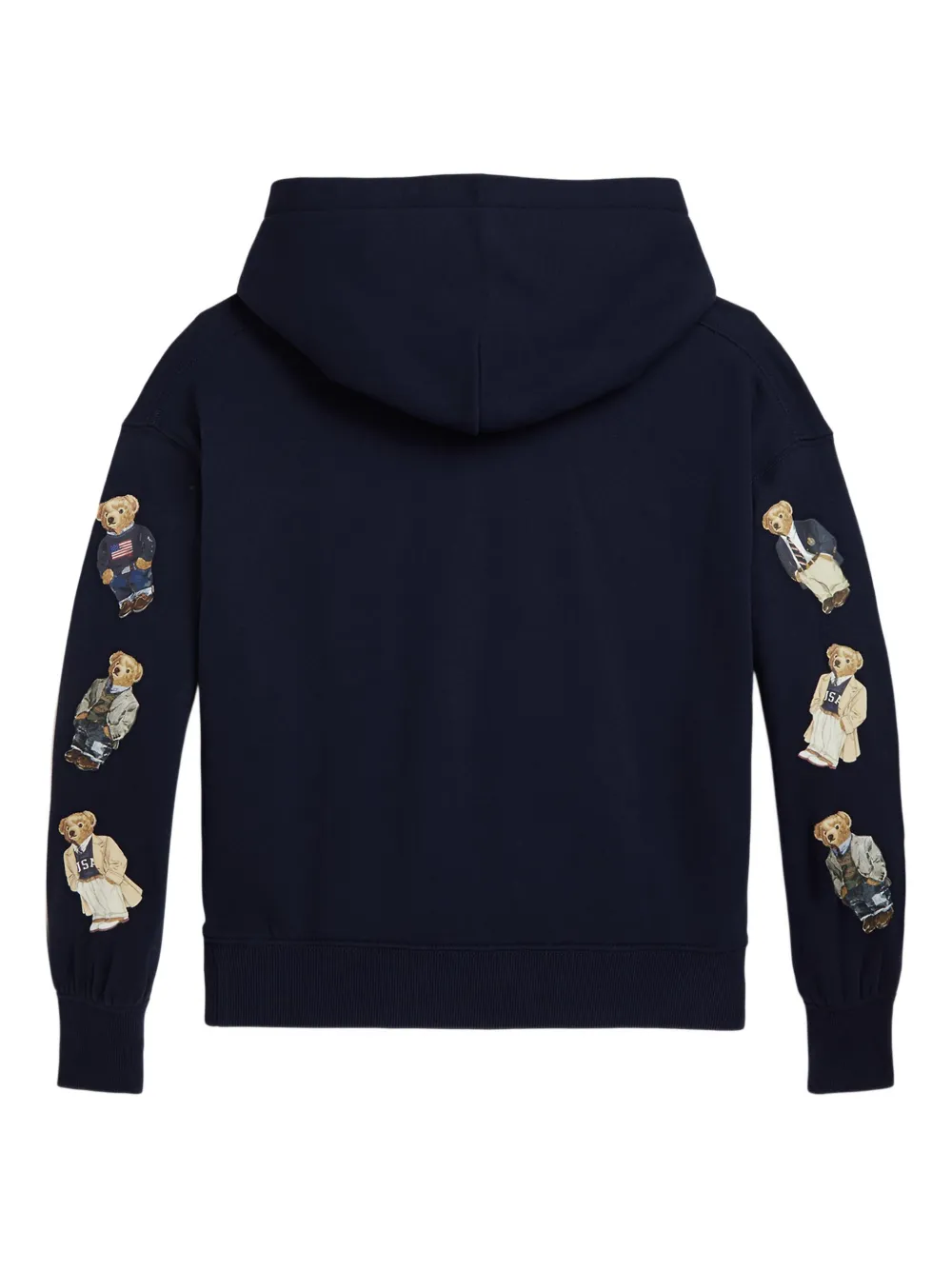 POLO RALPH LAUREN KIDS Hoodie met beerprint Blauw