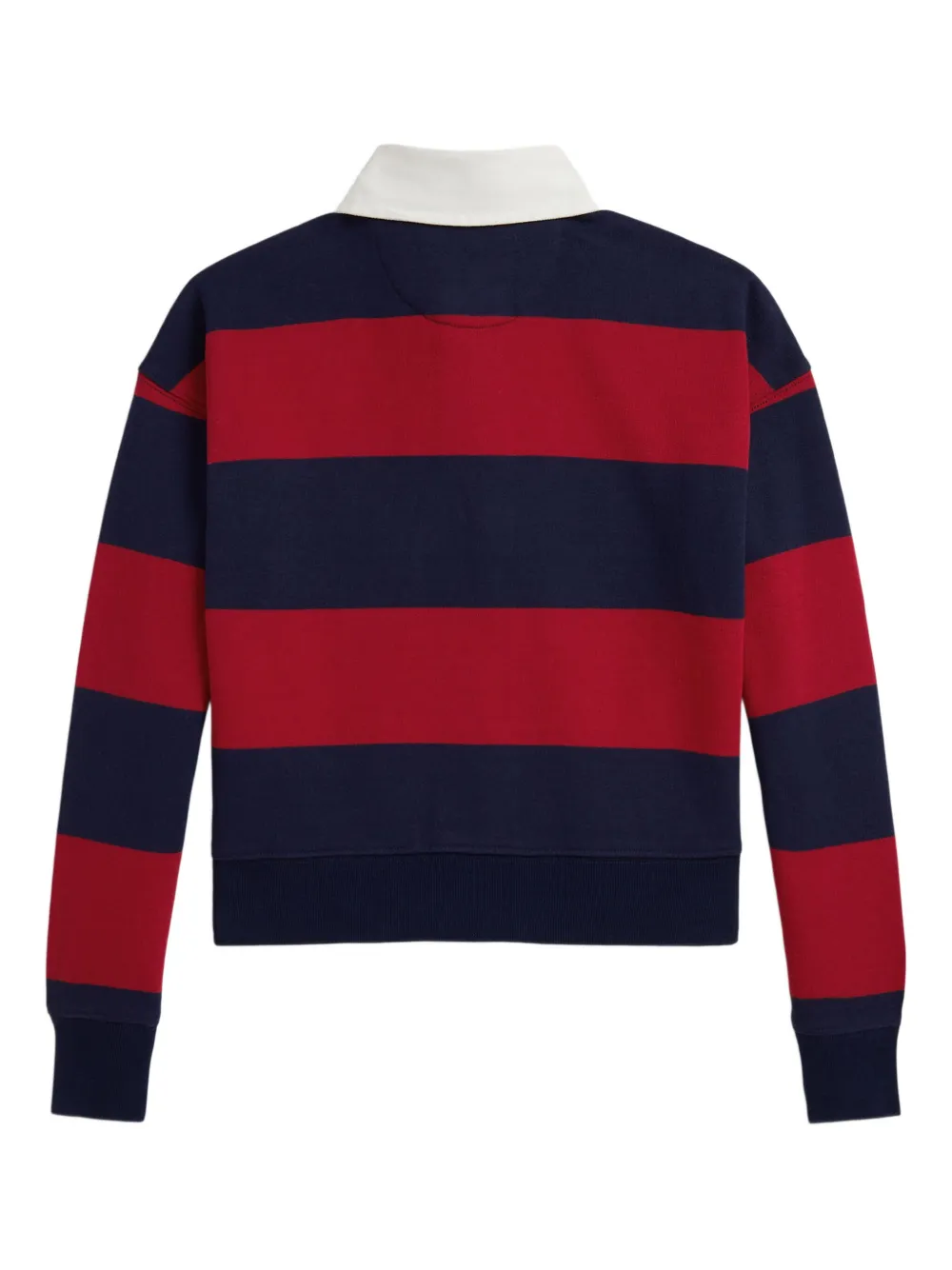 POLO RALPH LAUREN KIDS Gestreept poloshirt Rood