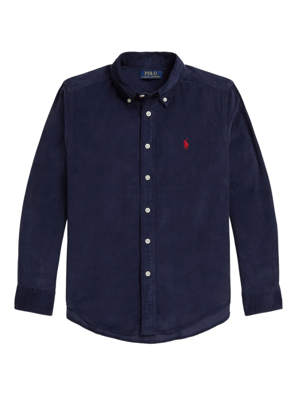 POLO RALPH LAUREN KIDS コーデュロイ シャツ - ブルー POLO RALPH LAUREN KIDS コーデュロイ シャツ - ブルー