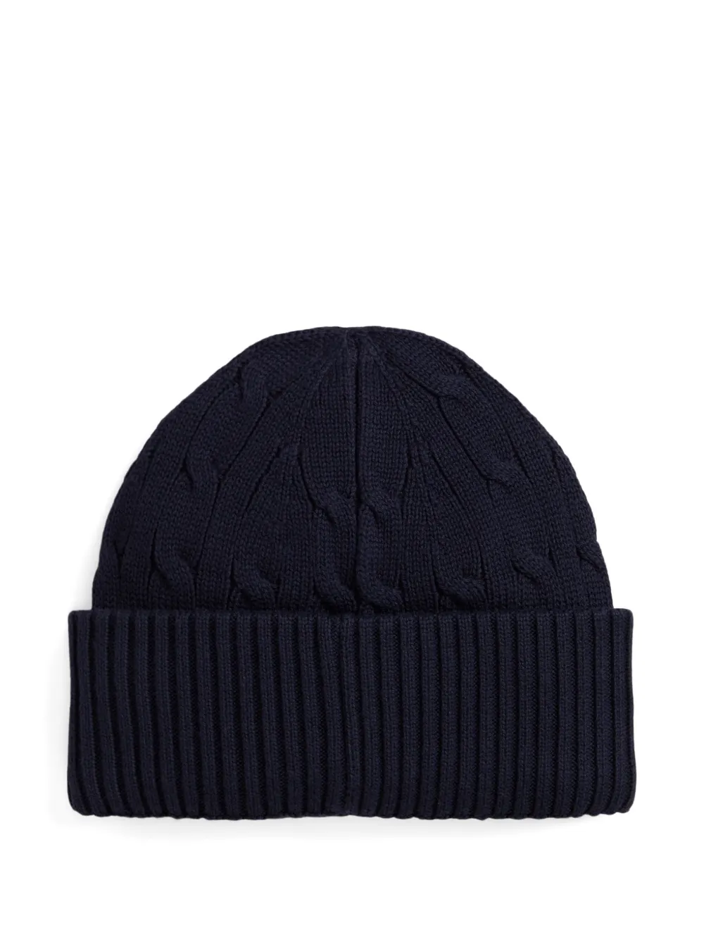 POLO RALPH LAUREN KIDS Kabelgebreide muts Blauw