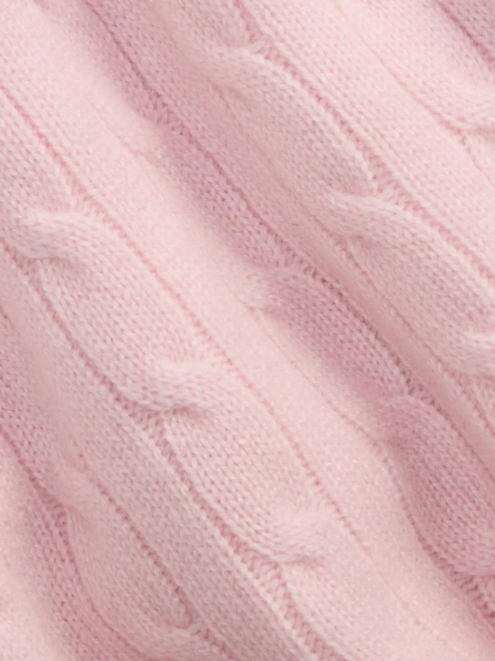 POLO RALPH LAUREN KIDS Kabelgebreide jurk set Roze