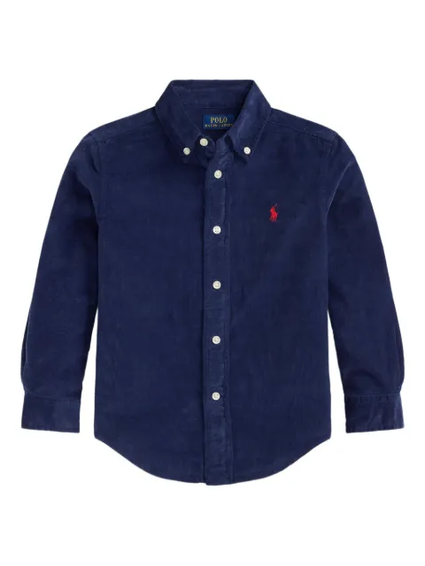 POLO RALPH LAUREN KIDS corduroy long-sleeve shirt