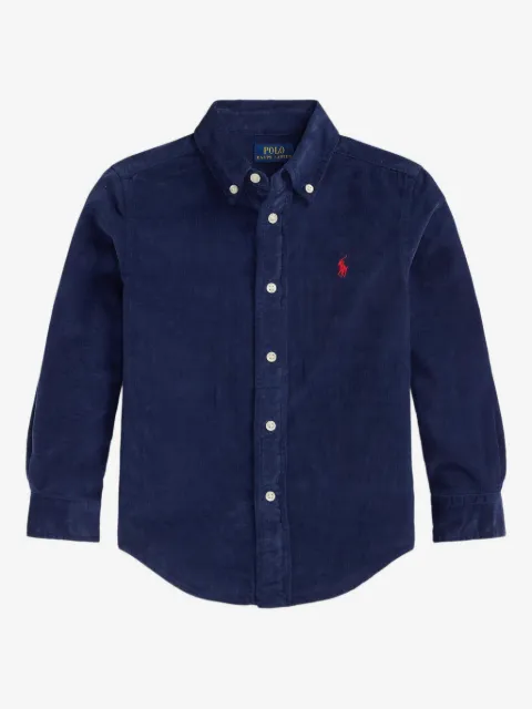 POLO RALPH LAUREN KIDS camisa de pana manga larga