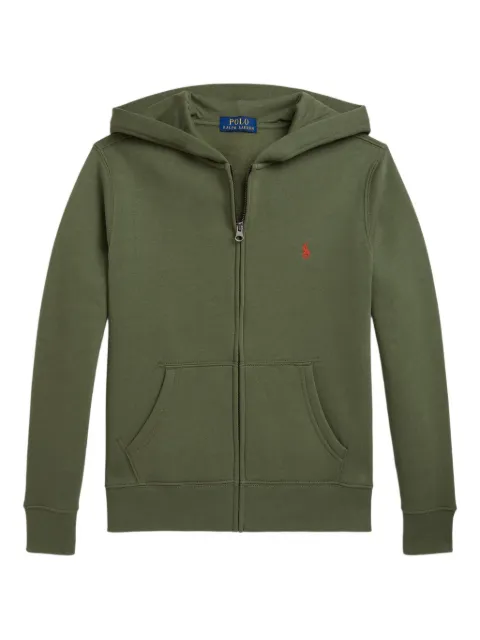 POLO RALPH LAUREN KIDS fleece zip-up hoodie