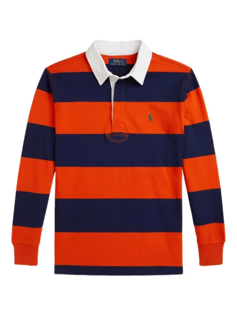 POLO RALPH LAUREN KIDS long-sleeve rugby shirt