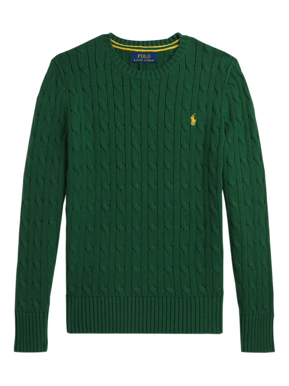 POLO RALPH LAUREN KIDS Kabelgebreide trui Groen