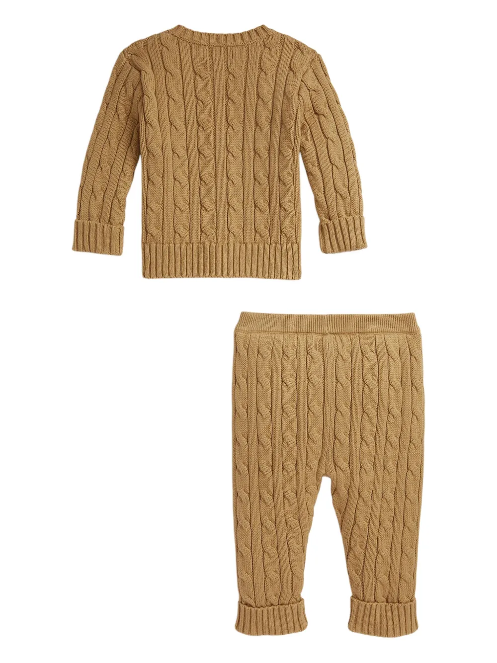 POLO RALPH LAUREN KIDS Fijngebreide broek Bruin