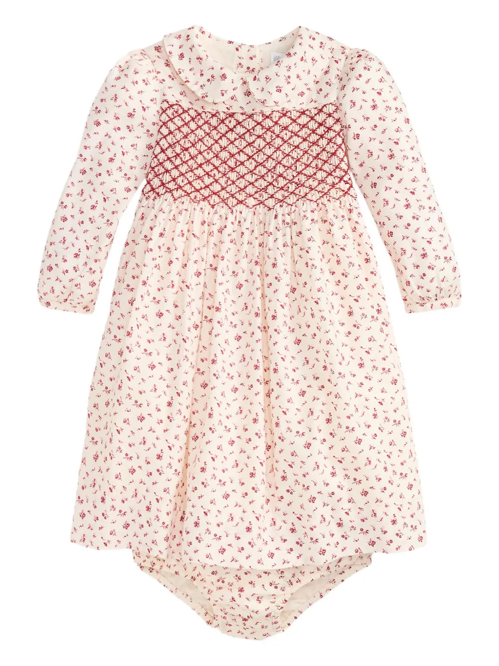 POLO RALPH LAUREN KIDS フローラル ワンピース - ニュートラル POLO RALPH LAUREN KIDS フローラル ワンピース - ニュートラル