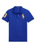 POLO RALPH LAUREN KIDS Big Pony-embroidered polo shirt - Blue