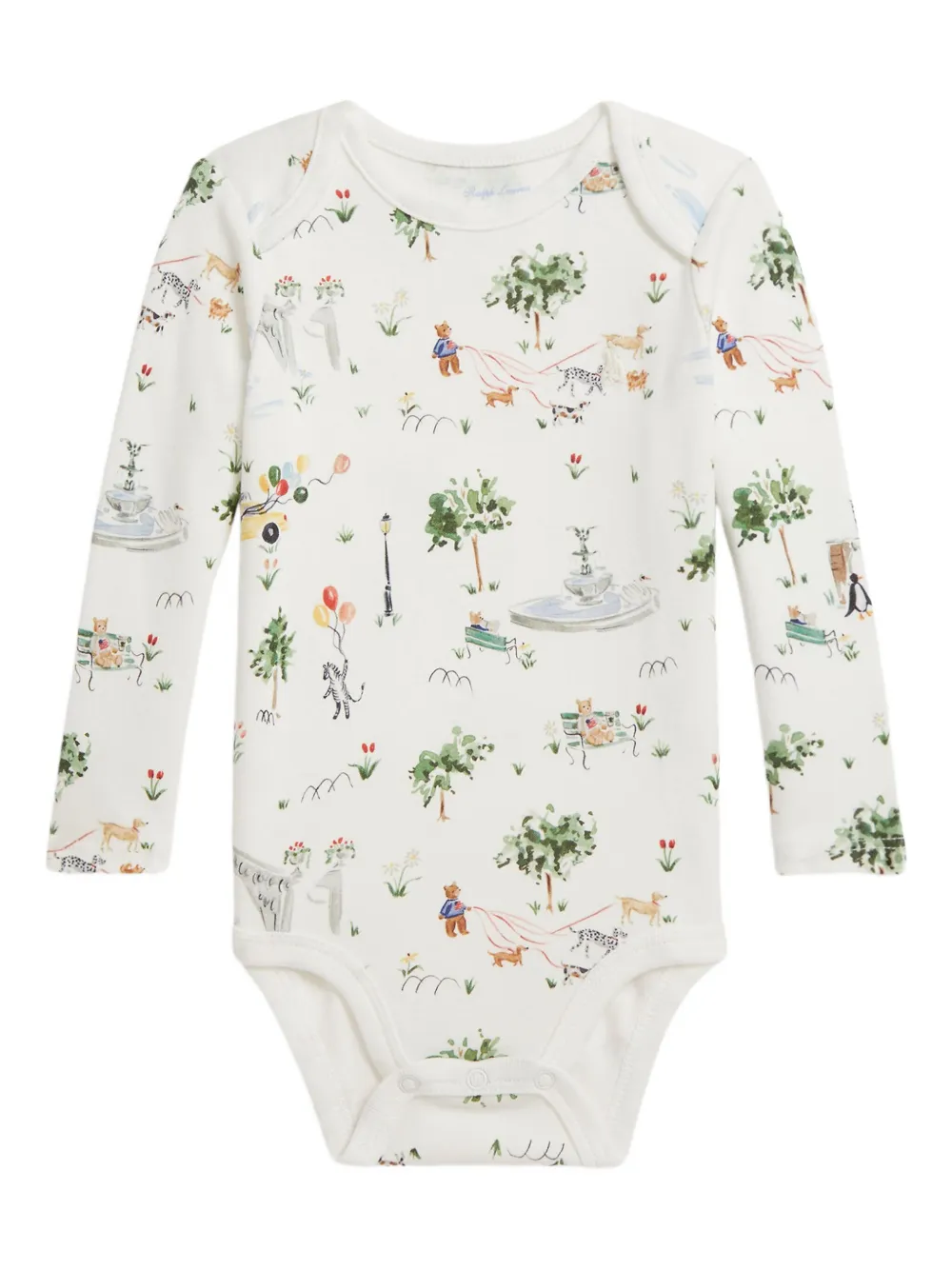 POLO RALPH LAUREN KIDS printed body | White | Image 1
