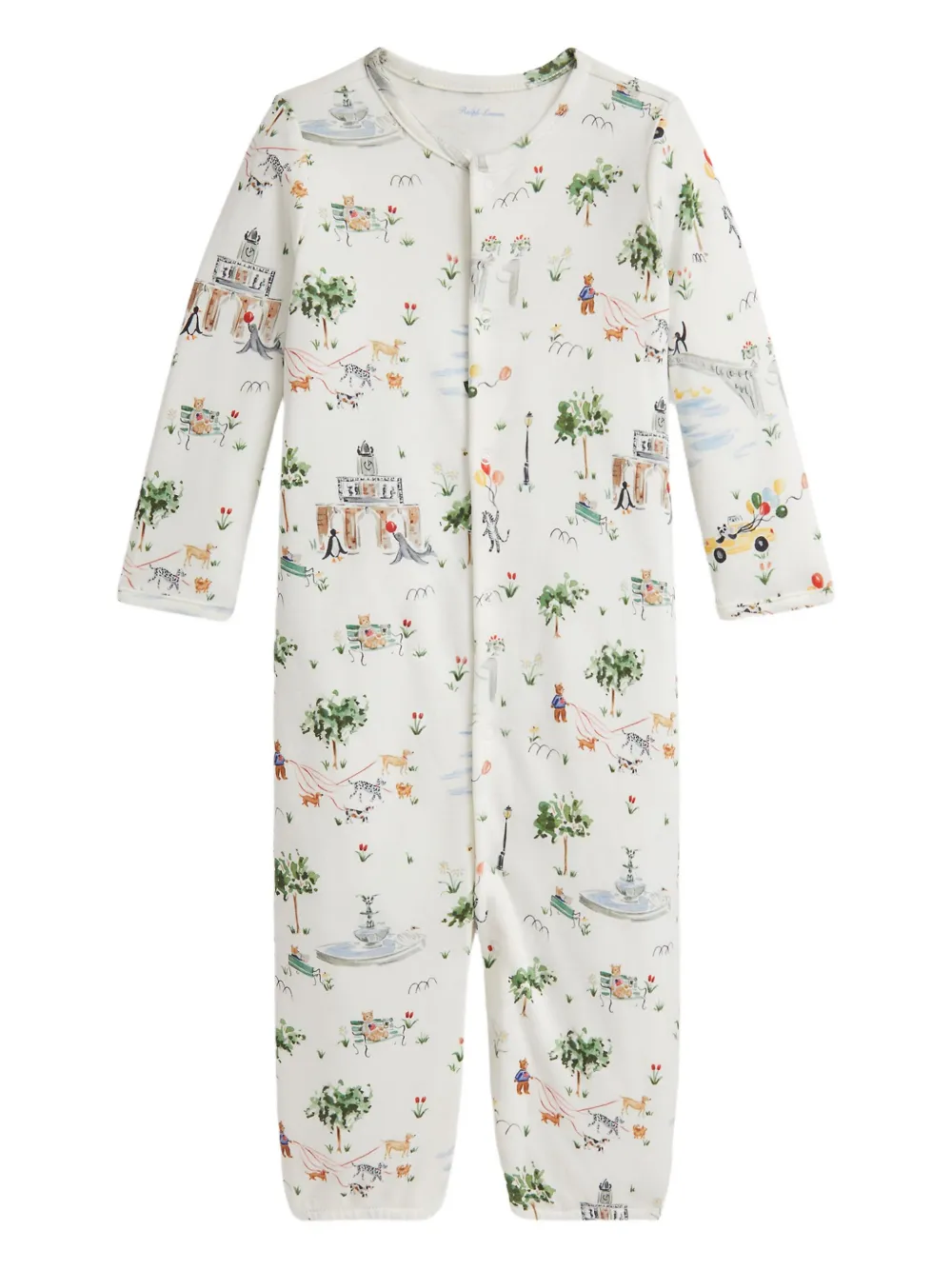 POLO RALPH LAUREN KIDS Rompers met lange mouwen Wit