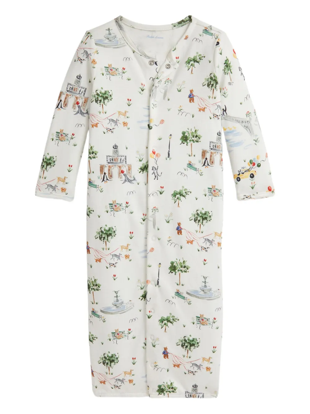 POLO RALPH LAUREN KIDS Rompers met lange mouwen Wit