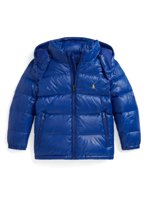 POLO RALPH LAUREN KIDS padded hooded jacket