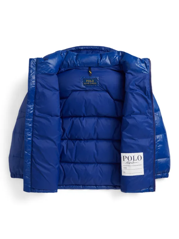 POLO RALPH LAUREN KIDS Padded Hooded Jacket | Blue | FARFETCH