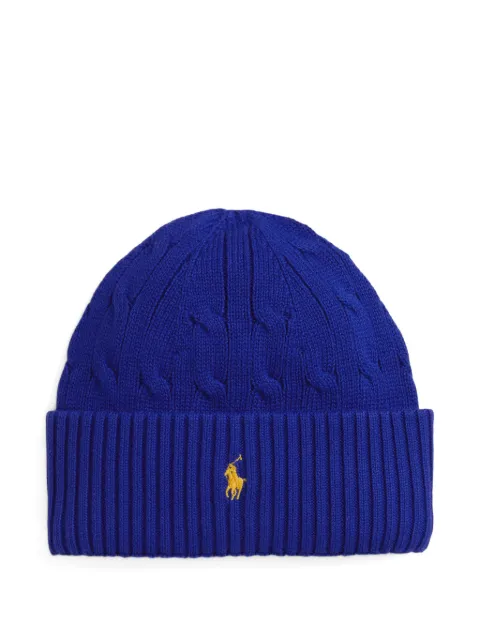 POLO RALPH LAUREN KIDS cable-knit beanie