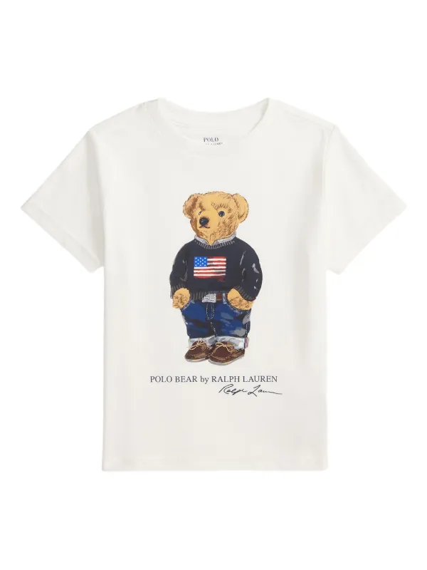 POLO RALPH LAUREN KIDS ポロベア グラフィック Tシャツ | ホワイト