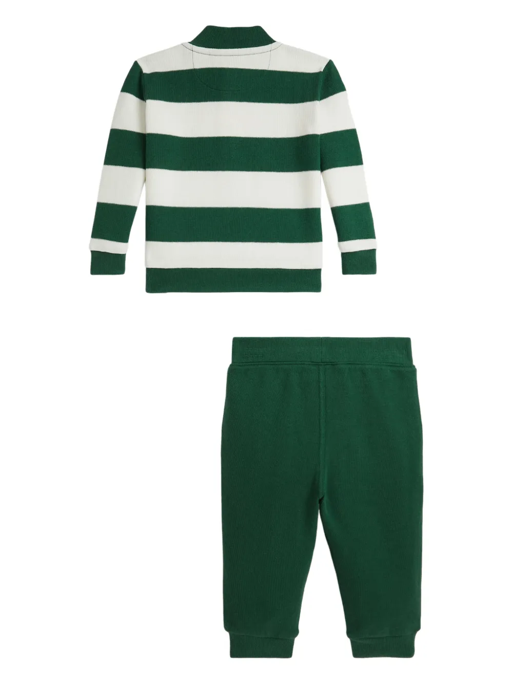 POLO RALPH LAUREN KIDS Gestreept trainingspak Groen