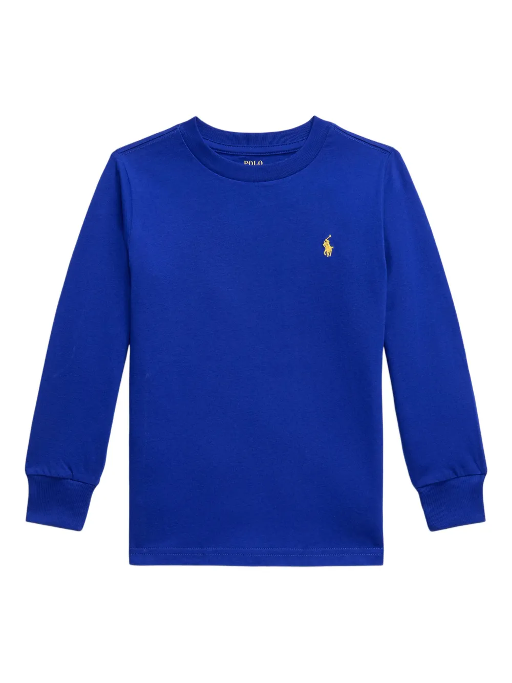 POLO RALPH LAUREN KIDS Katoenen T-shirt met lange mouwen Blauw