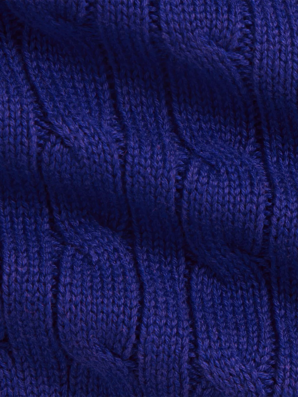 POLO RALPH LAUREN KIDS Kabelgebreide katoenen trui Blauw