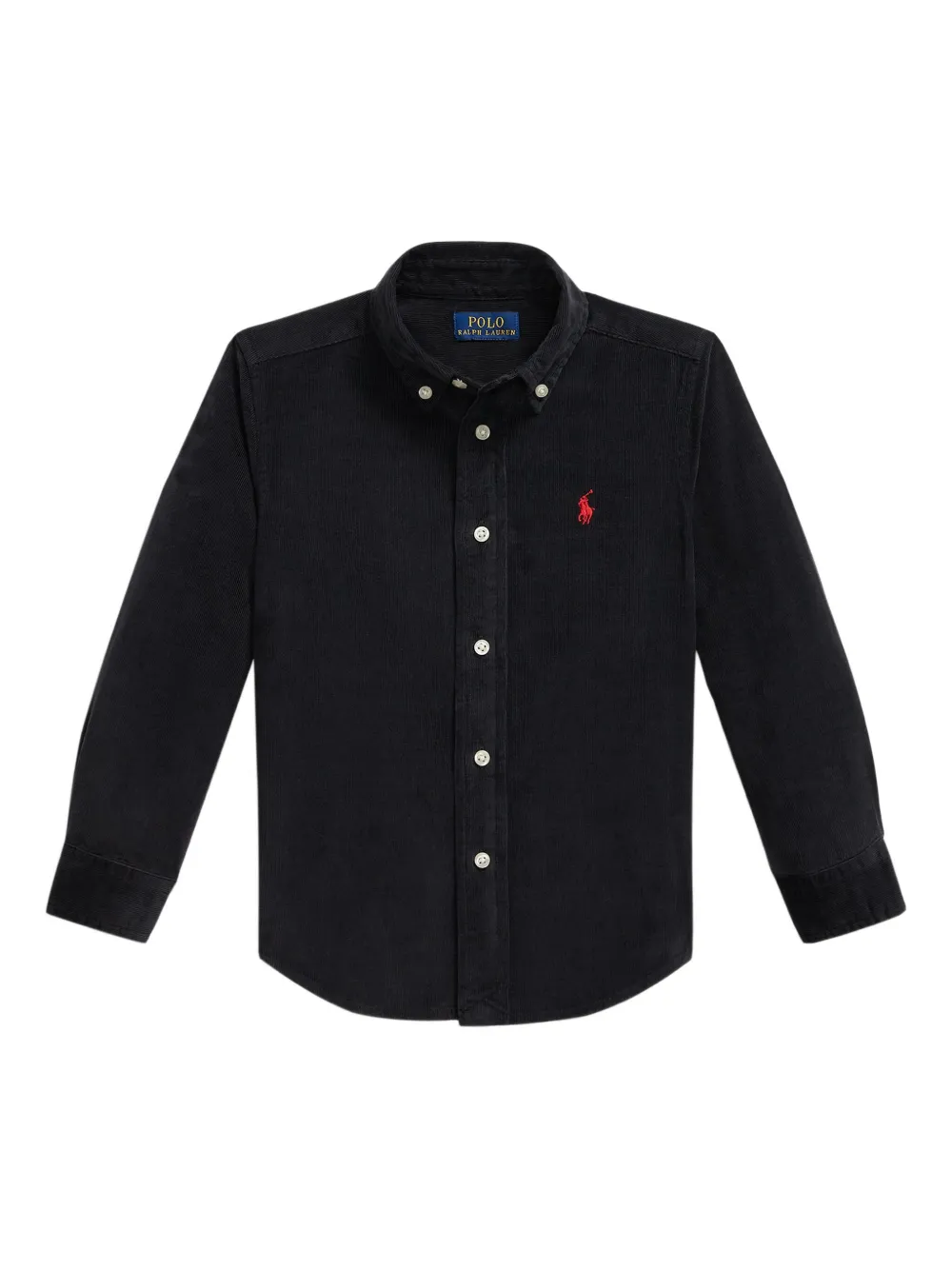 POLO RALPH LAUREN KIDS コーデュロイ シャツ - ブラック POLO RALPH LAUREN KIDS コーデュロイ シャツ - ブラック