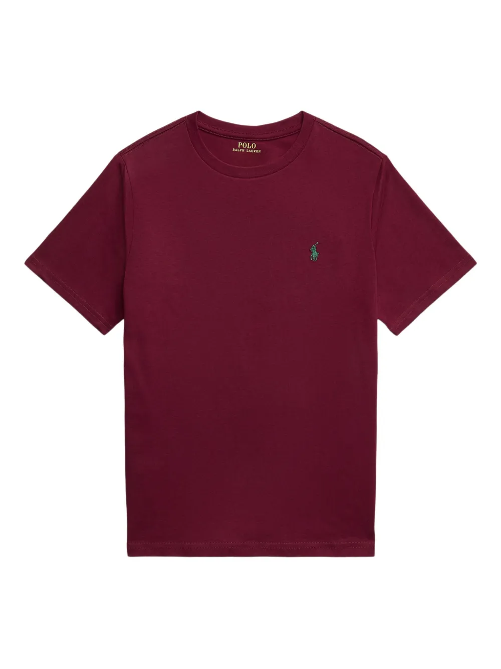 POLO RALPH LAUREN KIDS Katoenen T-shirt met ronde hals Rood