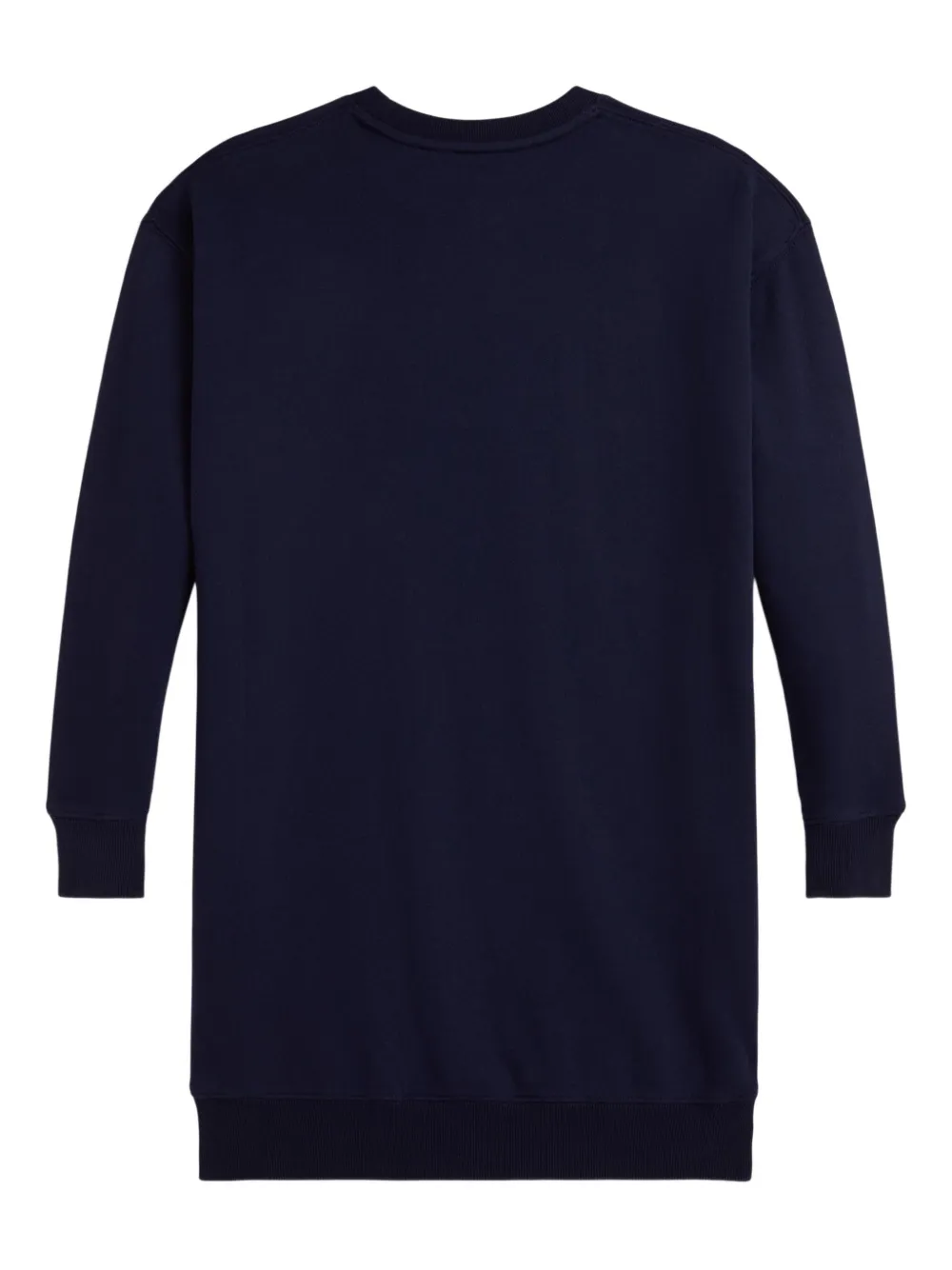 POLO RALPH LAUREN KIDS Plo Bear fleece jurk Blauw