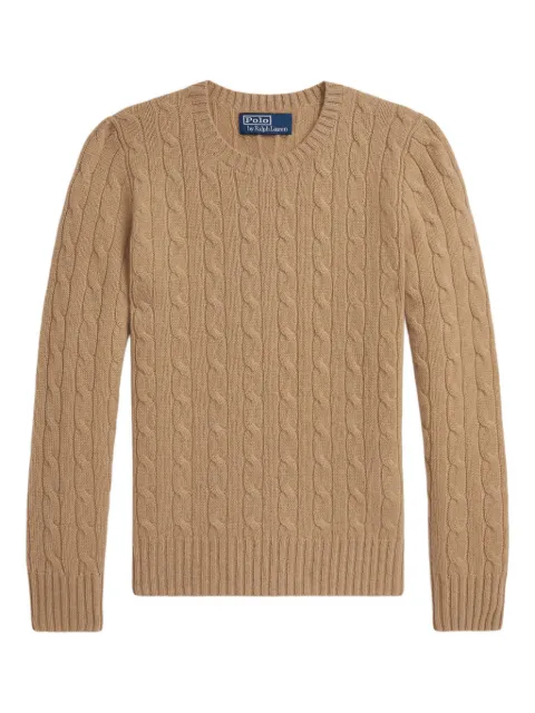 POLO RALPH LAUREN KIDS cable-knit crewneck sweater