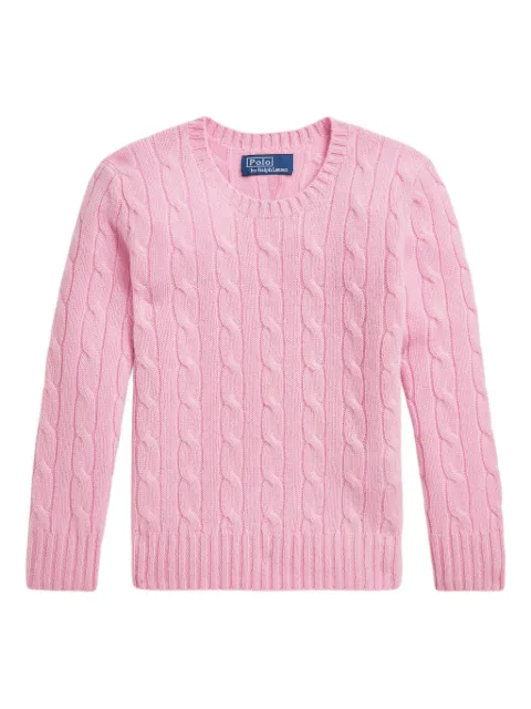 POLO RALPH LAUREN KIDS cable-knit sweater
