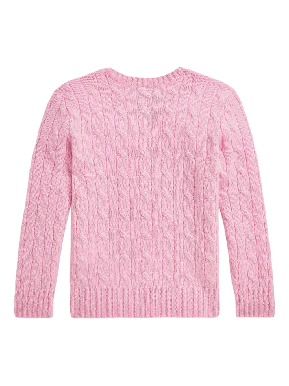 POLO RALPH LAUREN KIDS Kabelgebreide trui Roze