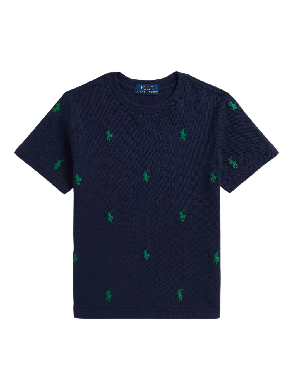 POLO RALPH LAUREN KIDS T-shirt met borduurwerk Blauw