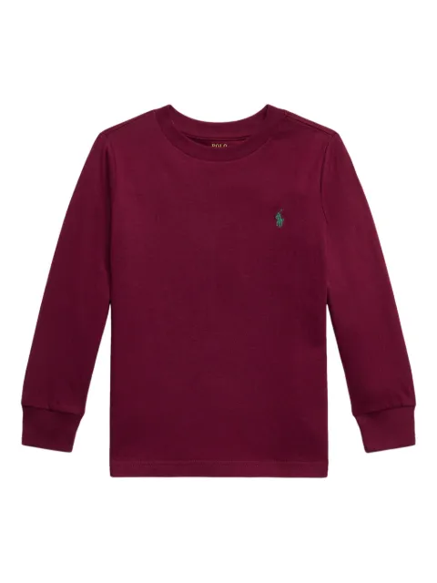 POLO RALPH LAUREN KIDS long-sleeved cotton T-shirt