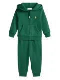 POLO RALPH LAUREN KIDS zip-up hoodie tracksuit set - Green