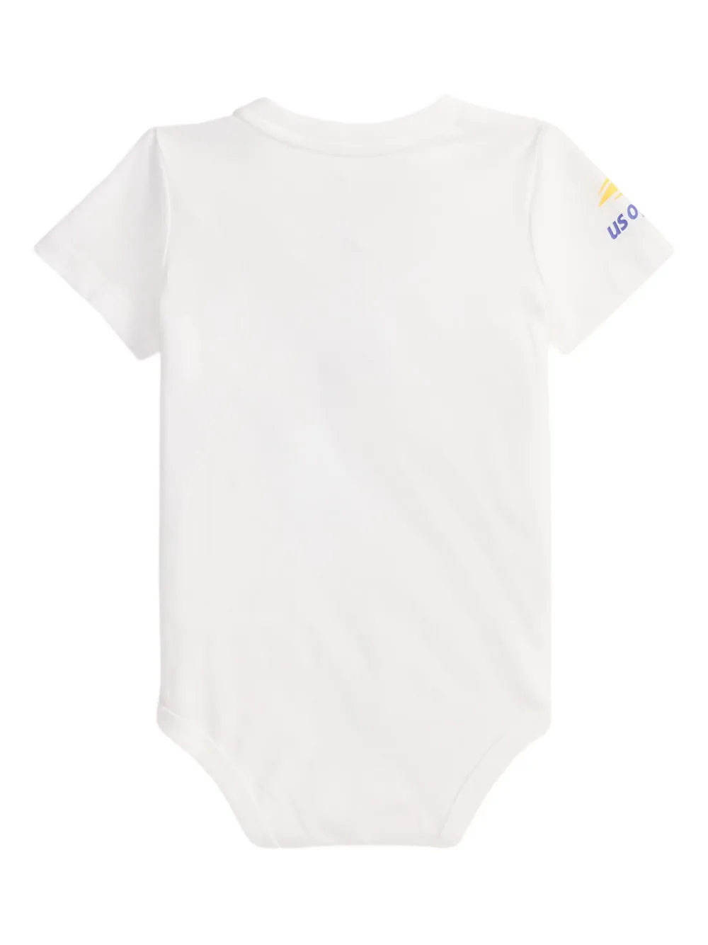POLO RALPH LAUREN KIDS Romper met logoprint Wit