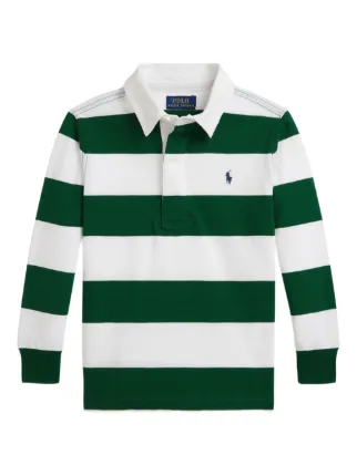 POLO RALPH LAUREN KIDS Camisa Polo The Iconic Rugby | Branco