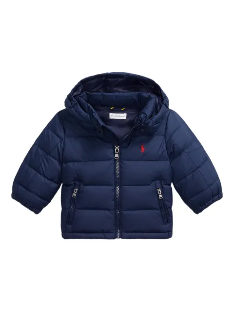 POLO RALPH LAUREN KIDS quilted hooded jacket
