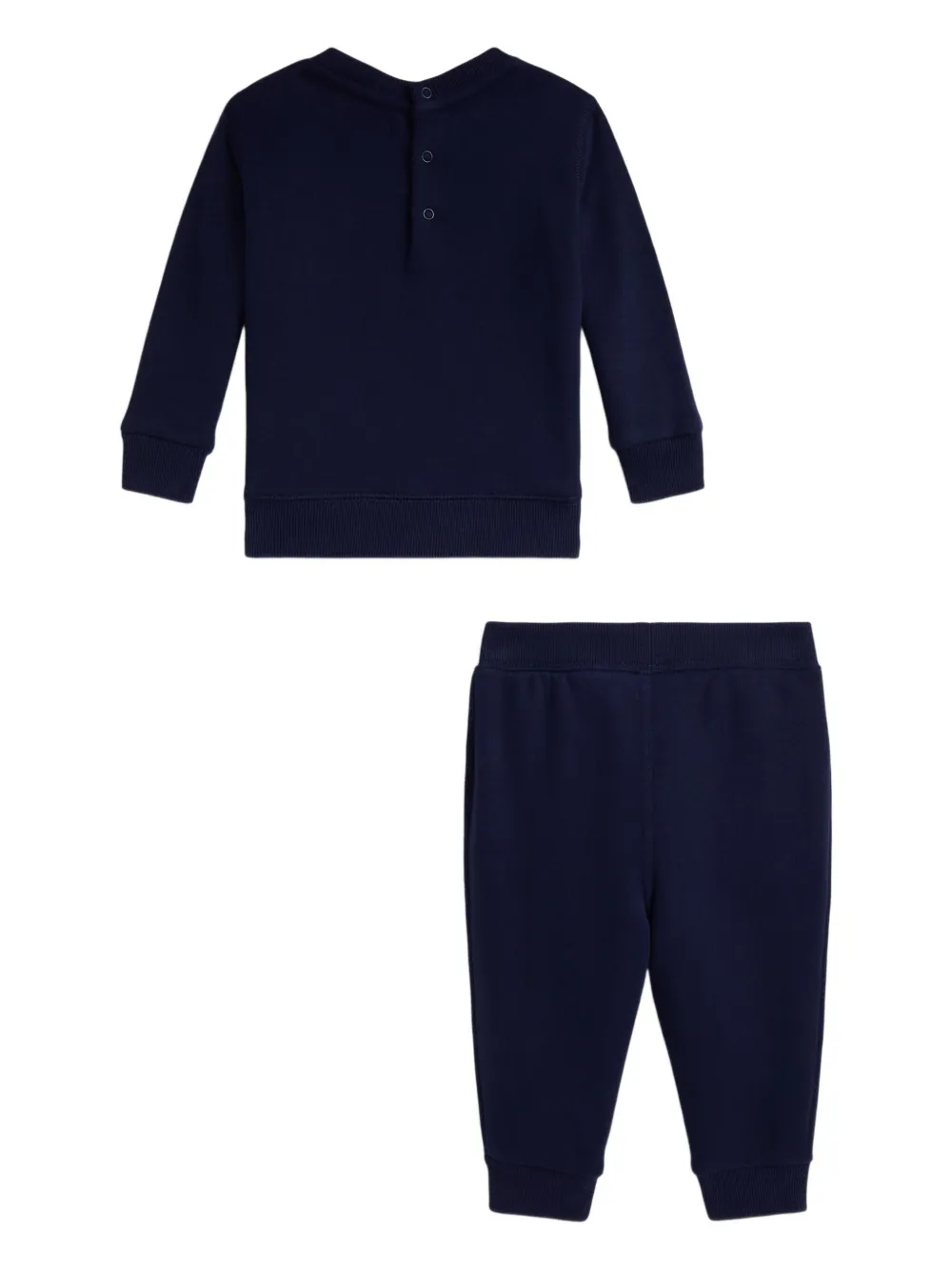 POLO RALPH LAUREN KIDS Sweater en joggingbroek met Polo Bear-print Blauw