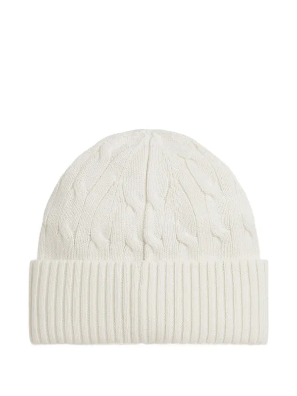Polo Ralph Lauren wool white beanie Polo Ralph Lauren Pony Wool Beanie | Bloomingdale main image 2