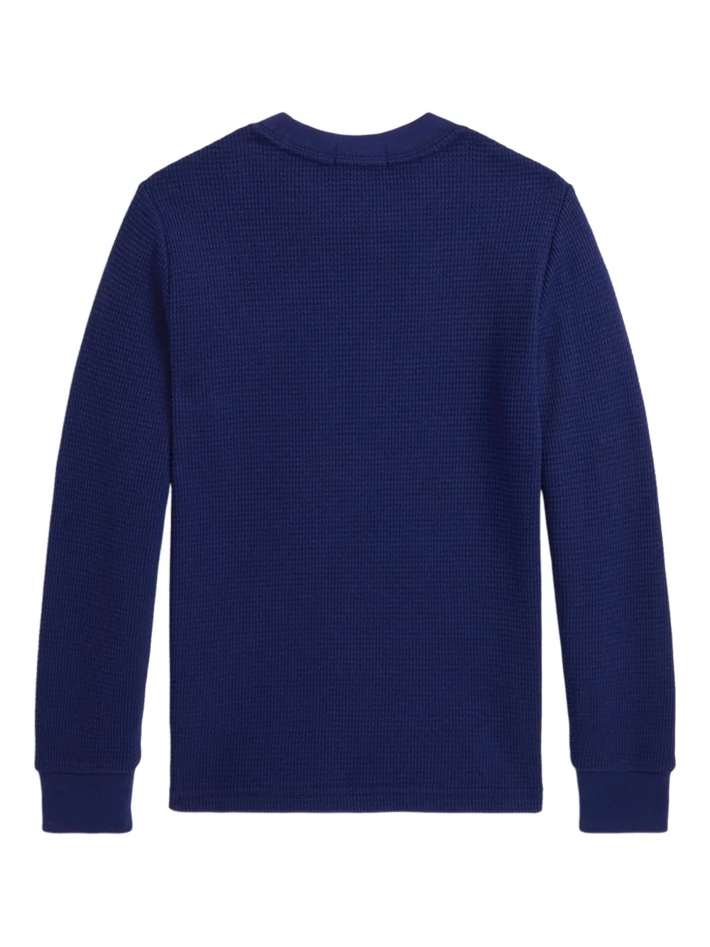 POLO RALPH LAUREN KIDS waffle-knit crew-neck sweatshirt | Boys Hoodies & Sweatshirts | Image 2