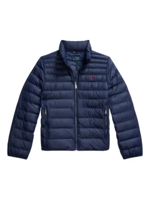 POLO RALPH LAUREN KIDS フーデッド キルティングジャケット | ブルー