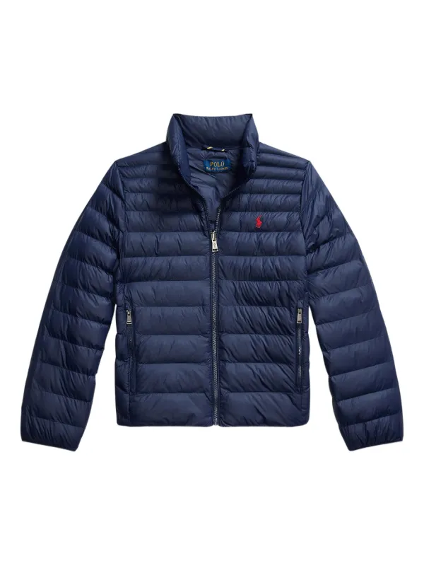 POLO RALPH LAUREN KIDS Jaqueta Matelassê | Azul | FARFETCH BR