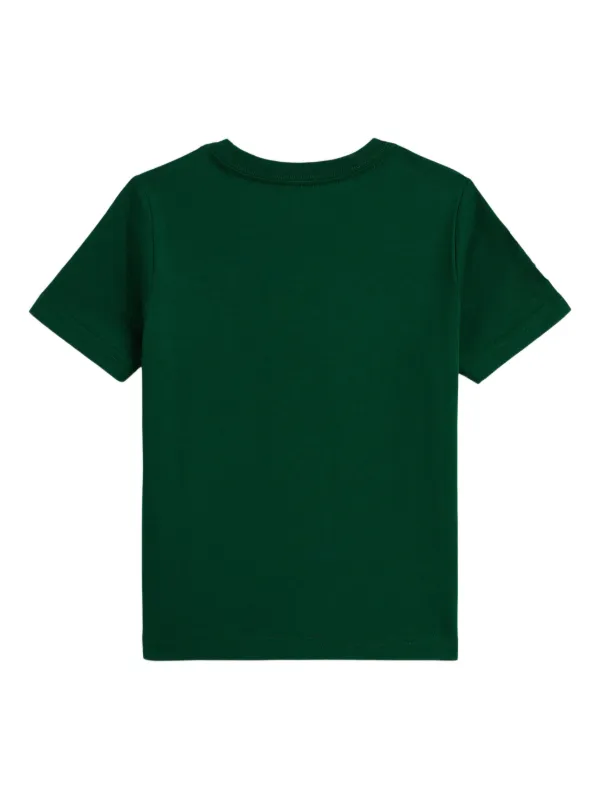 POLO RALPH LAUREN KIDS number-embellished Jersey t-shirt | Green