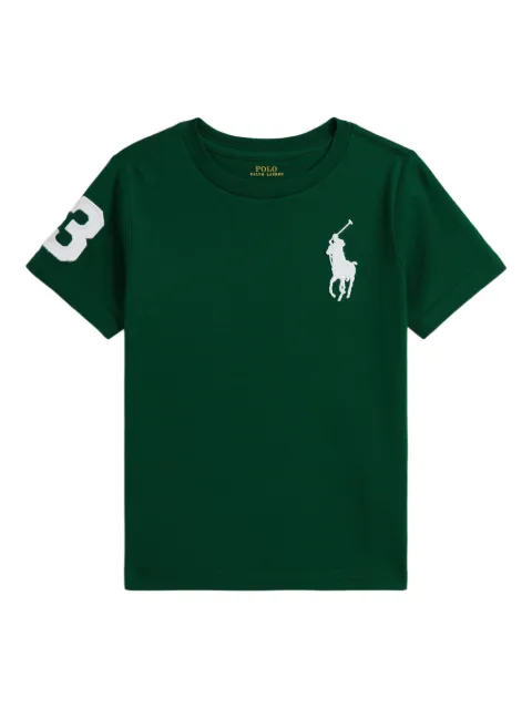 POLO RALPH LAUREN KIDS number-embellished jersey t-shirt