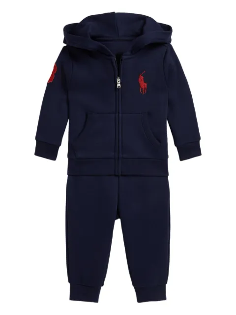 POLO RALPH LAUREN KIDS hooded fleece tracksuit