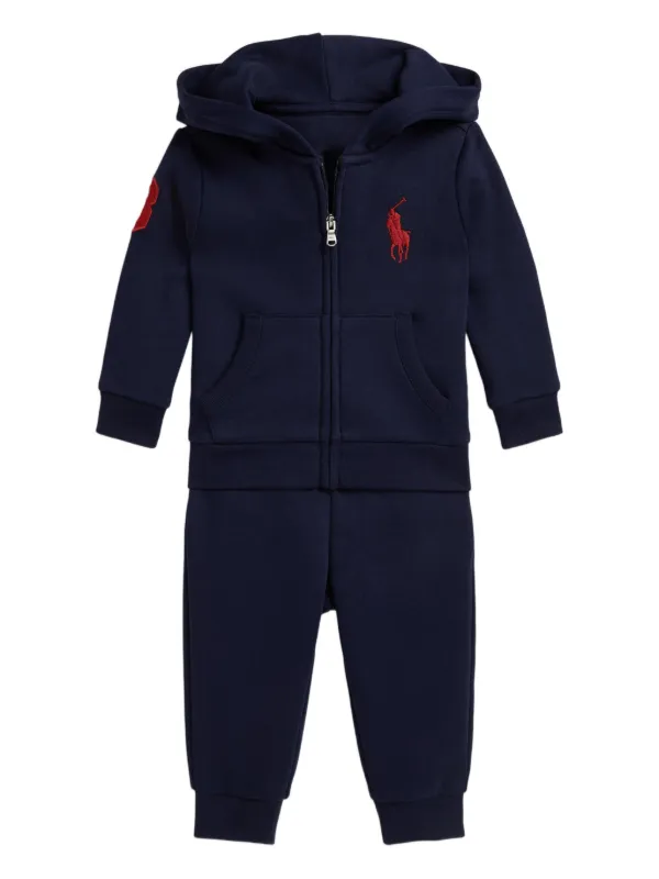 POLO RALPH LAUREN KIDS Conjunto De Agasalho Com Capuz | Azul