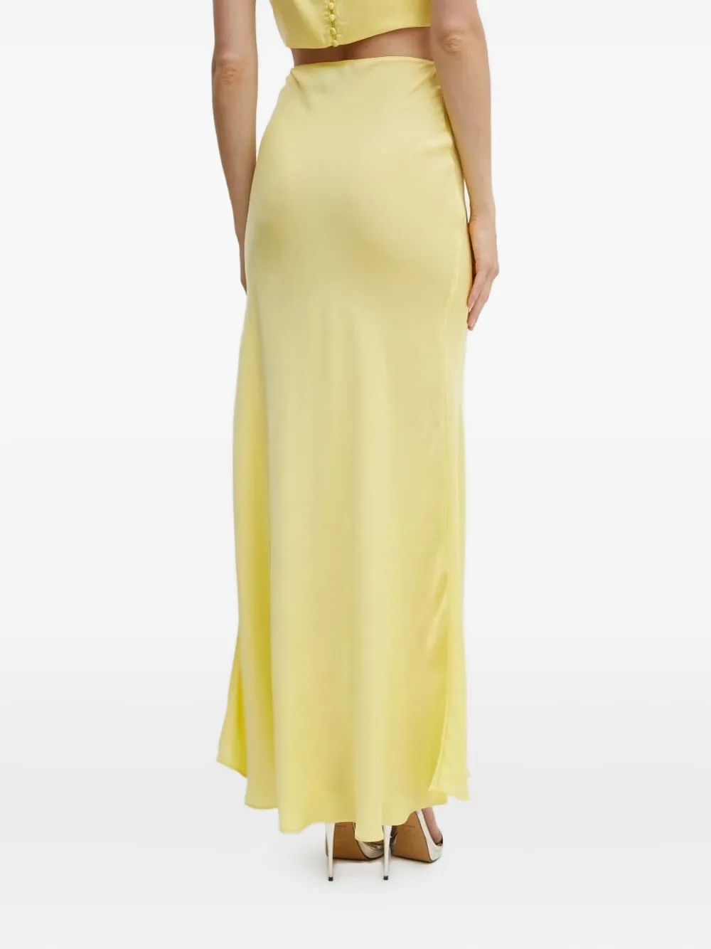 Bardot Marli maxi-rok met uitgesneden details - Geel